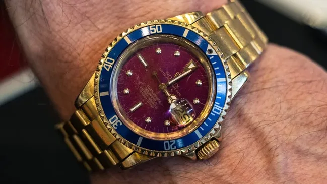 Rolex Submariner mit Tropical Dial, Dorotheum-Auktion Dezember 2022, gesehen auf der WatchTime Düsseldorf 2022