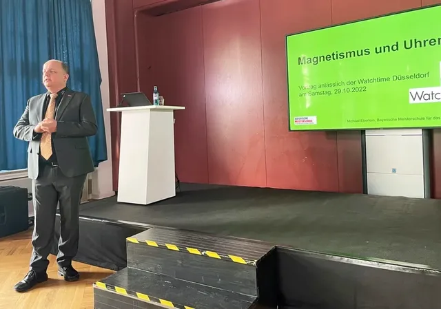 Vortrag Magnetismus bei der WatchTime Düsseldorf 2022