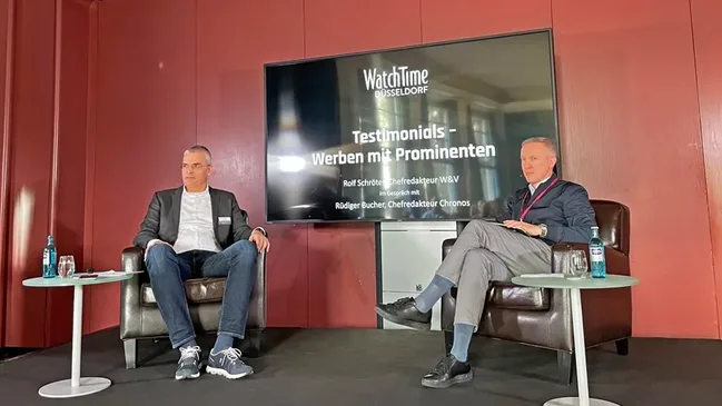 WatchTime Düsseldorf 2022 Fire-Side-Chat über Testimonials