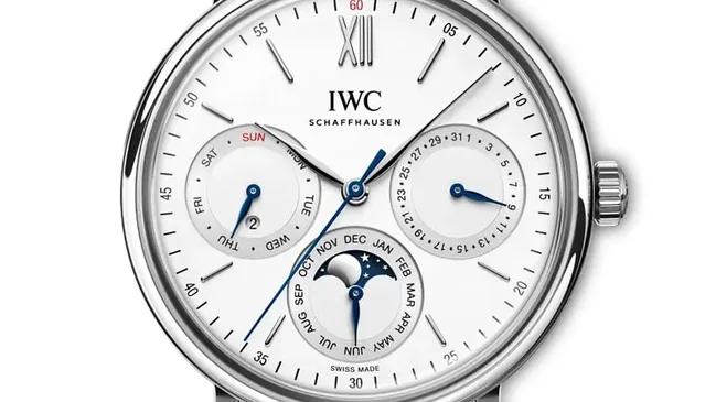 IWC: Portofino Perpetual Calendar in Edelstahl
