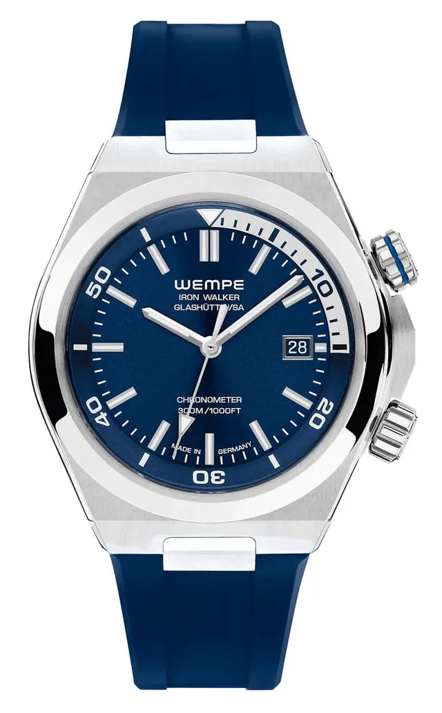 Wempe: Iron Walker Taucher mit neuem Kautschukband