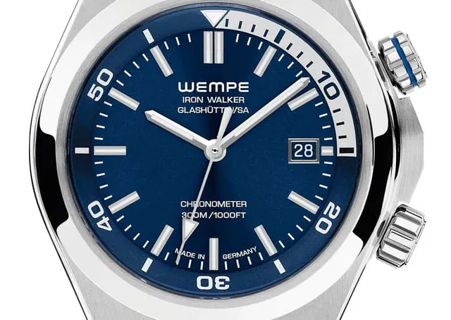 Wempe: Iron Walker Taucher mit neuem Kautschukband