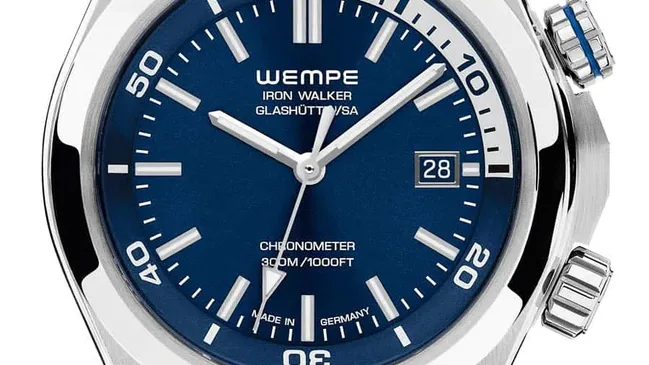 Wempe: Iron Walker Taucher mit neuem Kautschukband