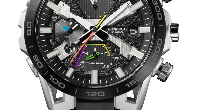 Casio: Edifice EQB-2000 Connected Chronograph mit schwarzem Band