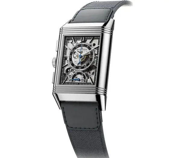 Jaeger-LeCoultre: Reverso Tribute Chronograph in Edelstahl