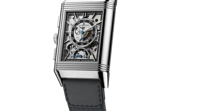 Jaeger-LeCoultre: Reverso Tribute Chronograph in Edelstahl