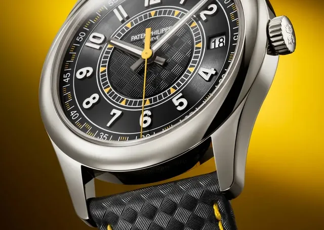 Patek Philippe: Calatrava 6007G mit gelben Akzenten