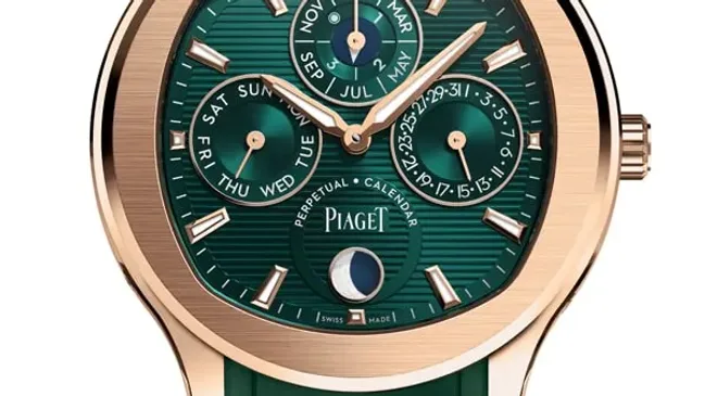 Piaget Uhr, Polo Perpetual Calendar, Grün, Gold, Watches & Wonders 2023