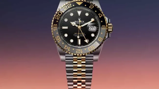 Rolex: Oyster Perpetual GMT-Master II in Bicolor mit schwarz-grauer Lünette