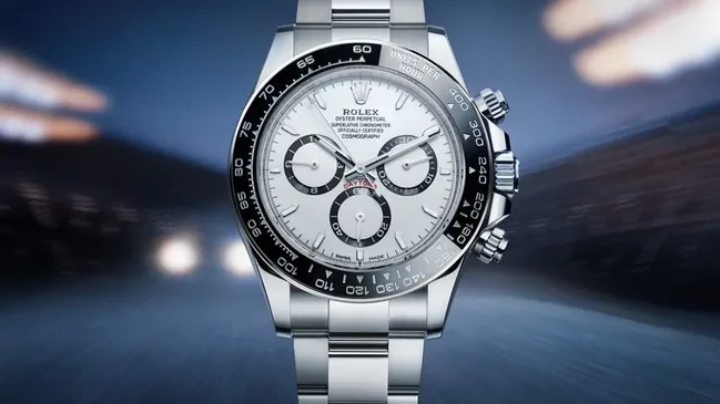 Rolex: Oyster Cosmograph Daytona 2023 in Edelstahl mit schwarzer Keramiklünette, Referenz 126500LN