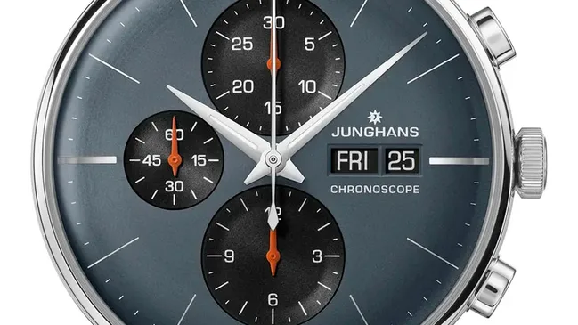 Junghans: Meister Chronoscope in Saphirgrau