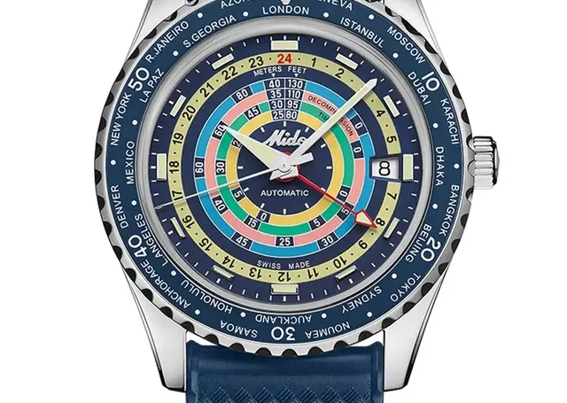 Mido: Ocean Star Decompression Worldtimer