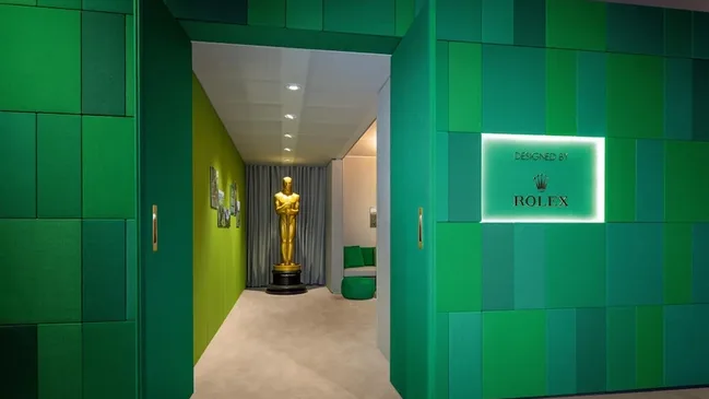Eingang zum Greenroom von Rolex bei den Oscars 2023