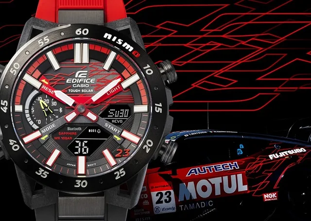 Casio Edifice Nismo MY23 Edition ECB-2000NIS in Rot und Schwarz