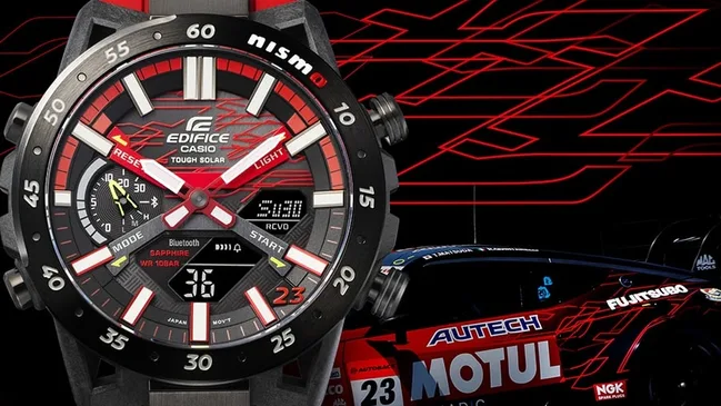 Casio Edifice Nismo MY23 Edition ECB-2000NIS in Rot und Schwarz