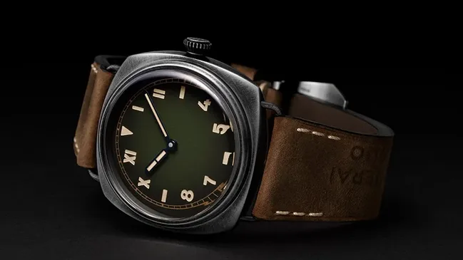 Panerai Radiomir California Uhr mit grünem Zifferblatt