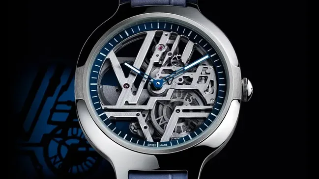 Louis Vuitton Voyager Skeleton Platinum Limited Edition