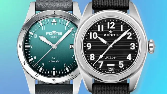 Fliegeruhren, Zenith, IWC