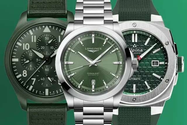 Grüne Uhren, die auffalen: IWC Schaffhausen, Longines, Alpina