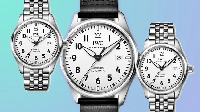 IWC: Mark XX mit argentéfarbenem Zifferblatt