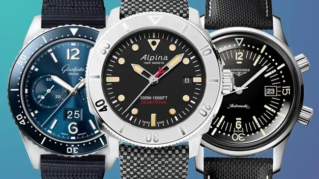 Alpina, Glashütte Original, Longines, Retro Taucheruhren