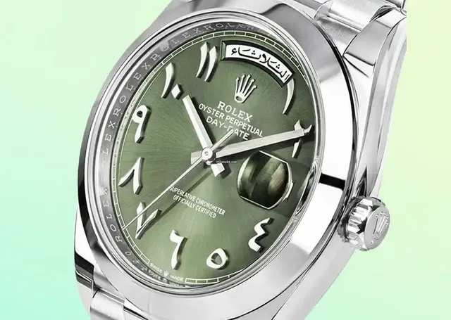 Rolex Day-Date "Arabic Dial" aus Platin