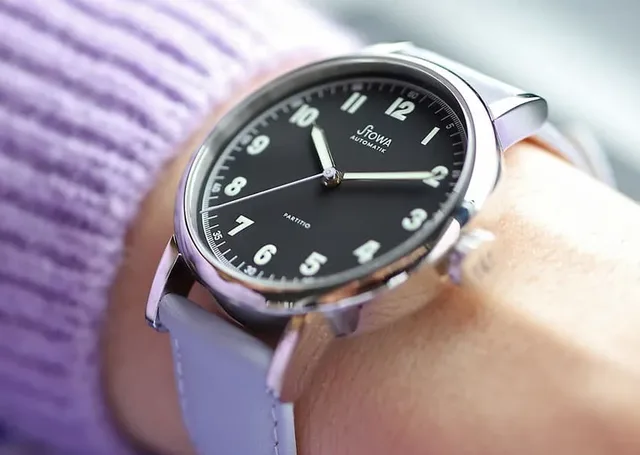 Stowa: Partitio Lavender mit hellviolettem Lederband