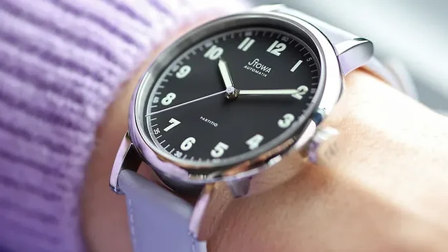 Stowa: Partitio Lavender mit hellviolettem Lederband