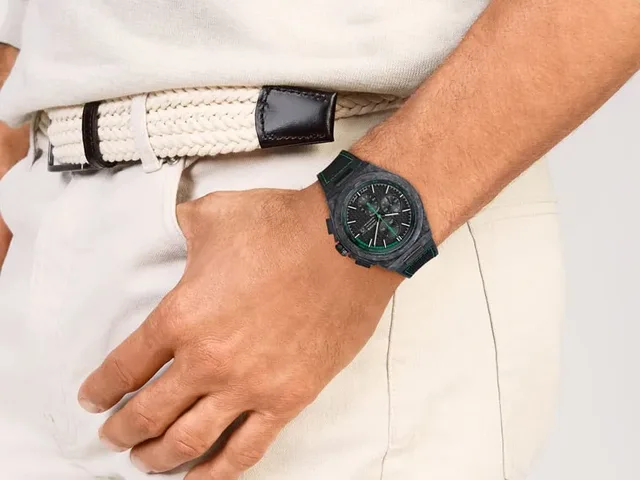 So sieht der sportliche neue Chronograph am Handgelenk aus