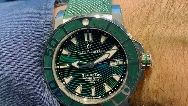 Carl F. Bucherer: die Patravi Scubatec Verde am Handgelenk