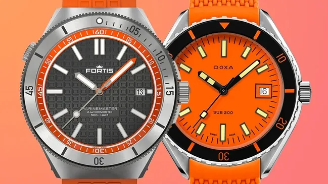 Uhren für Wassersportler, Taucheruhren, Fortis, Doxa