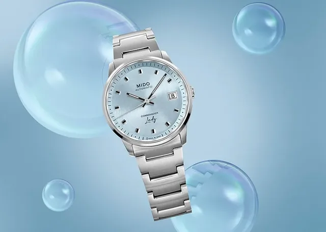 Mido Commander Lady Blue