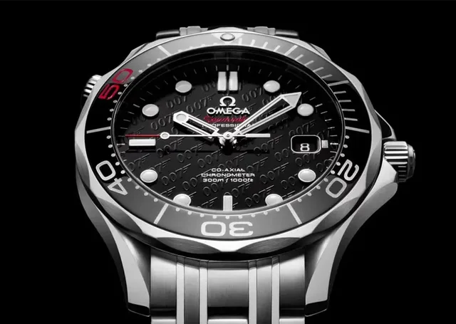 Omega Seamaster Diver 300M Co-Axial Chronometer 41 mm, James Bond 50th anniversary, Steel on Steel, 212.30.41.20.01.005