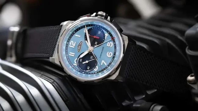 Angelus: Chronodate Titanium Storm Blue Edition