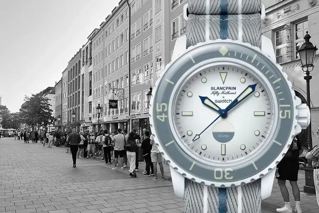 Blancpain x Swatch Store München Verkaufsstart