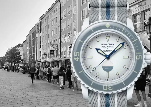 Blancpain x Swatch Store München Verkaufsstart