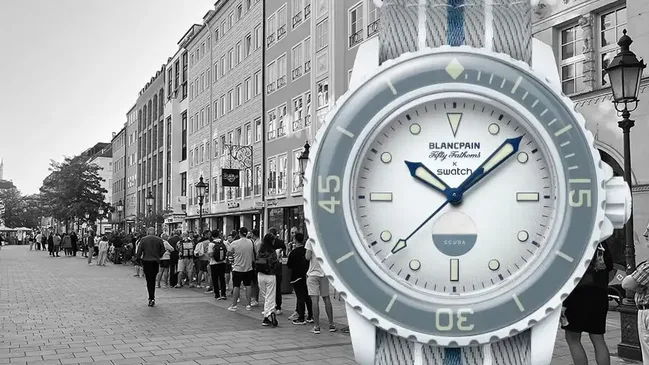 Blancpain x Swatch Store München Verkaufsstart