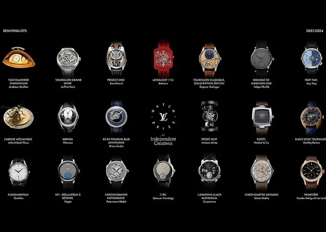 Louis Vuitton Watch Prize: Die 20 Halbfinalisten