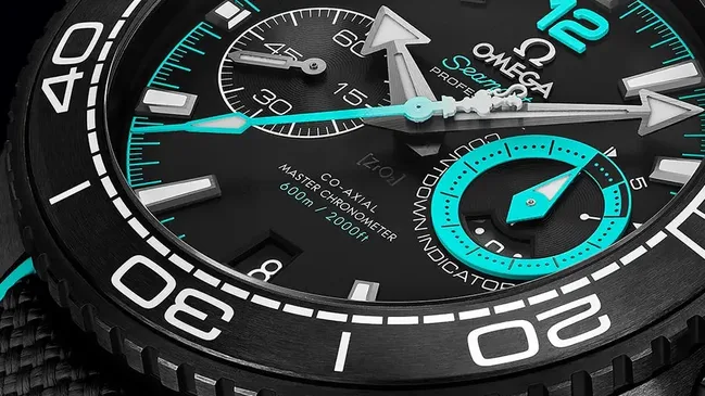 Omega Seamaster Planet Ocean Deep Black ETNZ