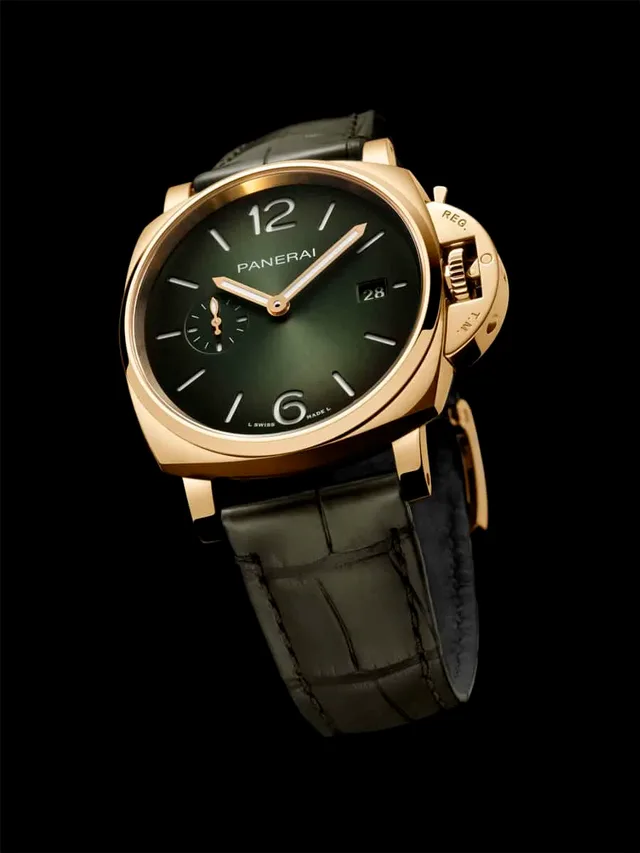 Grün und Gold ergeben eine aufmerksamkeitsstarke Mischung