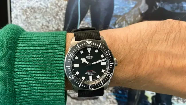 Tudor: Die Pelagos FXD mit schwarzem Zifferblatt und Kautschukband