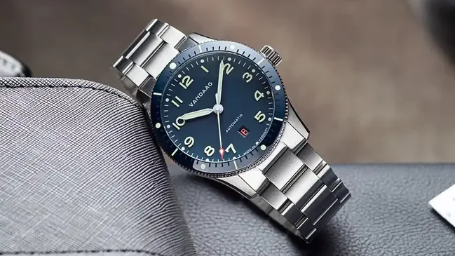 Vandaag Klaar Ruhe Edelstahluhr