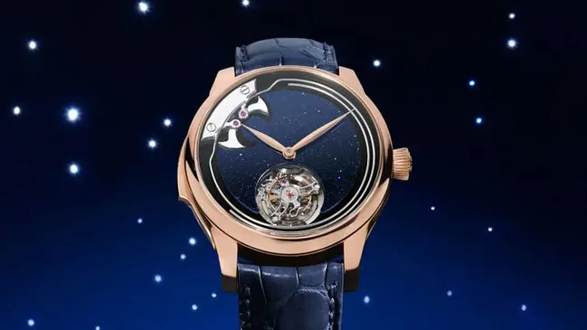 Bucherer x H. Moser & Cie: Endeavour Concept Minute Repeater Tourbillon Aventurine