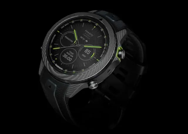 Die Garmin MARQ Athlete Carbon Edition ist auf Sportler zugeschnitten