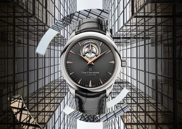 Carl F. Bucherer Manero Tourbillon Double Peripheral in 18K Weißgold