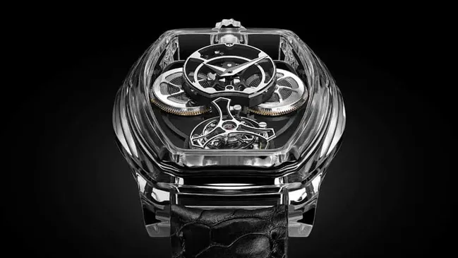 Die ArtyA Curvy Purity Tourbillon aus Saphirglas