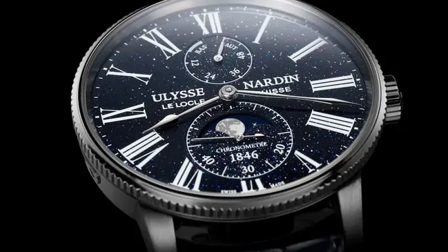 Ulysse Nardin: Marine Torpilleur Moonphase Aventurine