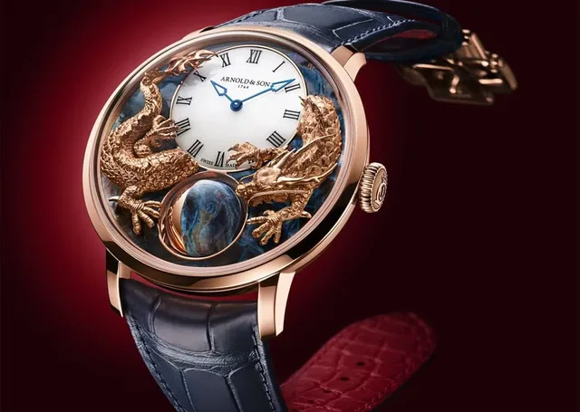 Arnold & Son: Luna Magna Red Gold Year of the Dragon