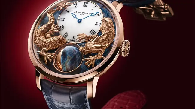 Arnold & Son: Luna Magna Red Gold Year of the Dragon