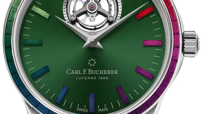 Carl F. Bucherer: Manero Tourbillon Double Peripheral "Green Paradise"